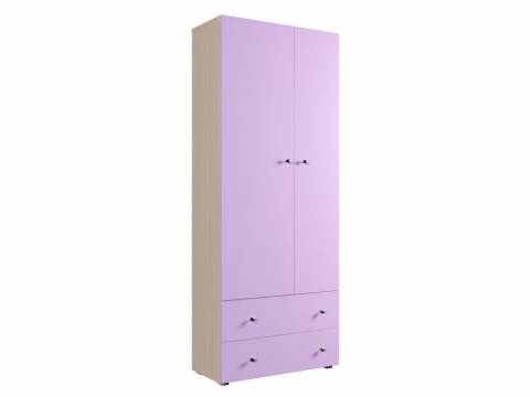 Шкаф ДМ 800 с 2 ящиками дуб млечный-ирис