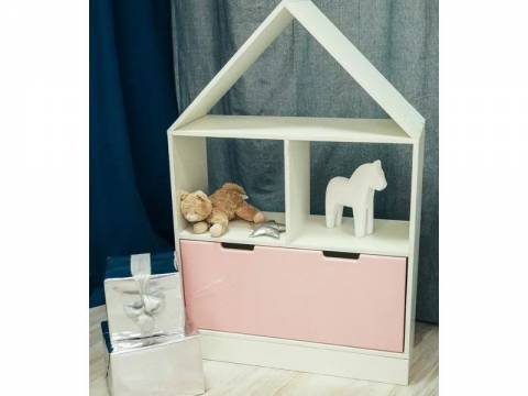 Стеллаж-домик широкий МДФ